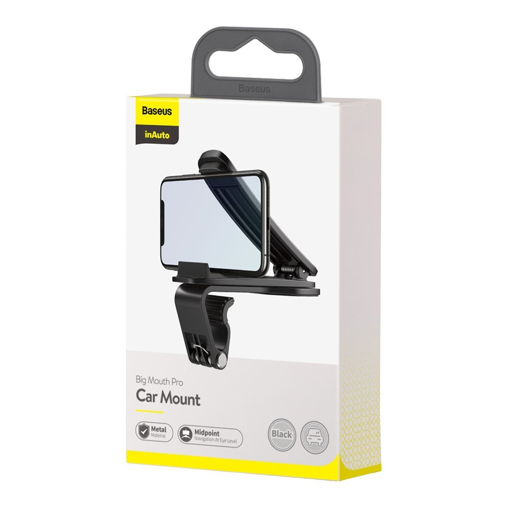 Baseus Big Mouth Pro Car Holder, 4.7inch - 6.5inch, Black SUDZ-A01