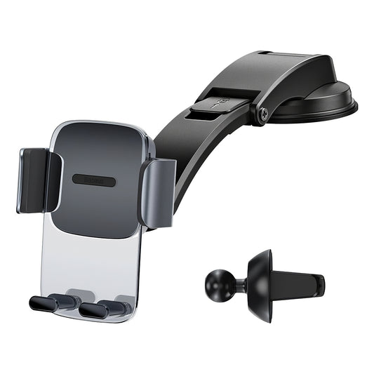 Baseus Gravity Grip Soporte para coche, 4.7inch - 6.7inch, Negro