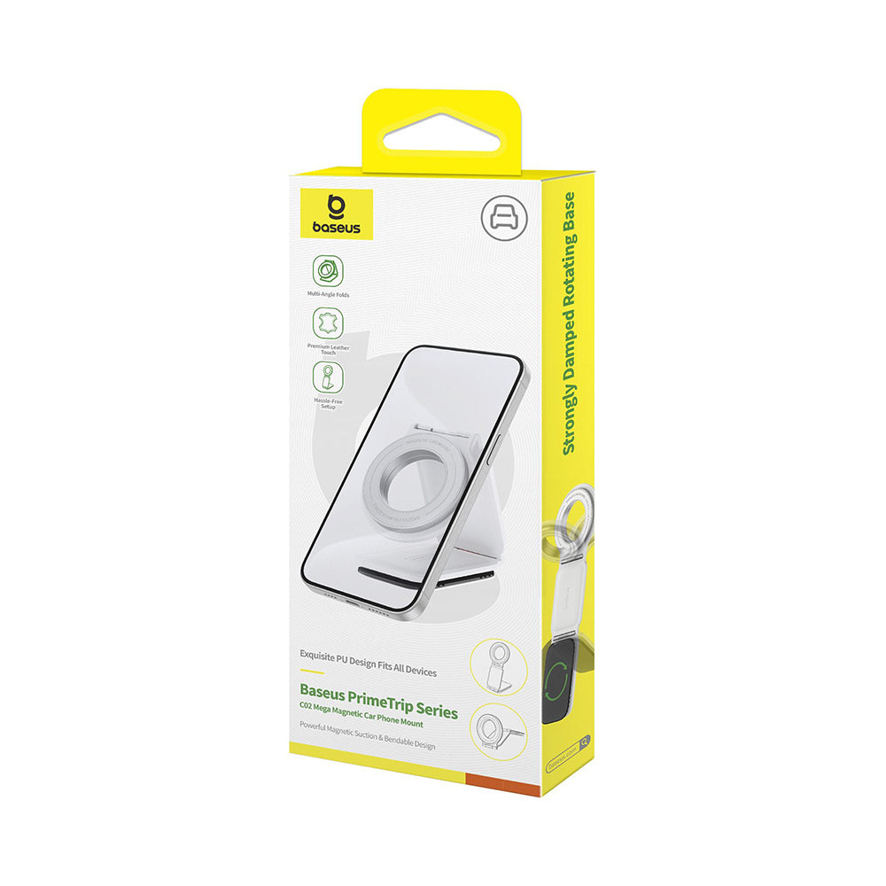 Soporte Auto Magnético Baseus PrimeTrip C02, Universal, Blanco C40169002213-00