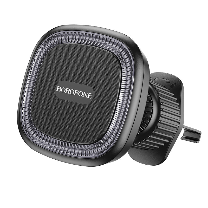 Soporte Auto Magnético Borofone BH96 Ice, Universal, Negro Gris
