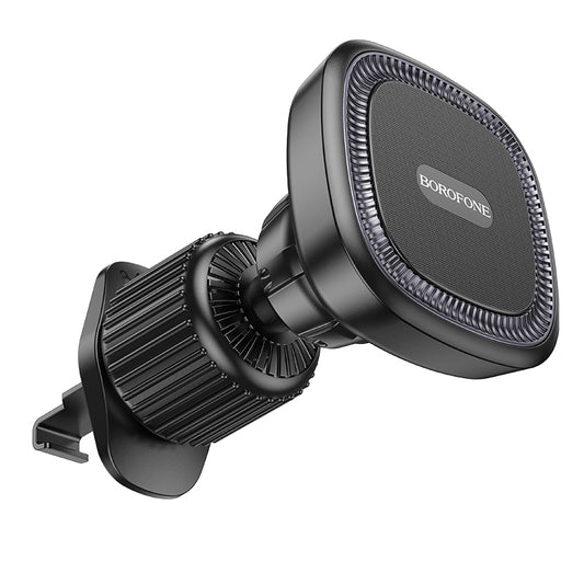 Soporte Auto Magnético Borofone BH96 Ice, Universal, Negro Gris
