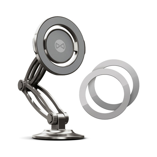 Soporte Auto Magnético Forever MH-290, Universal, Plateado