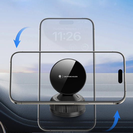 Soporte Auto Magnético Lito LT-W12, Universal, Negro