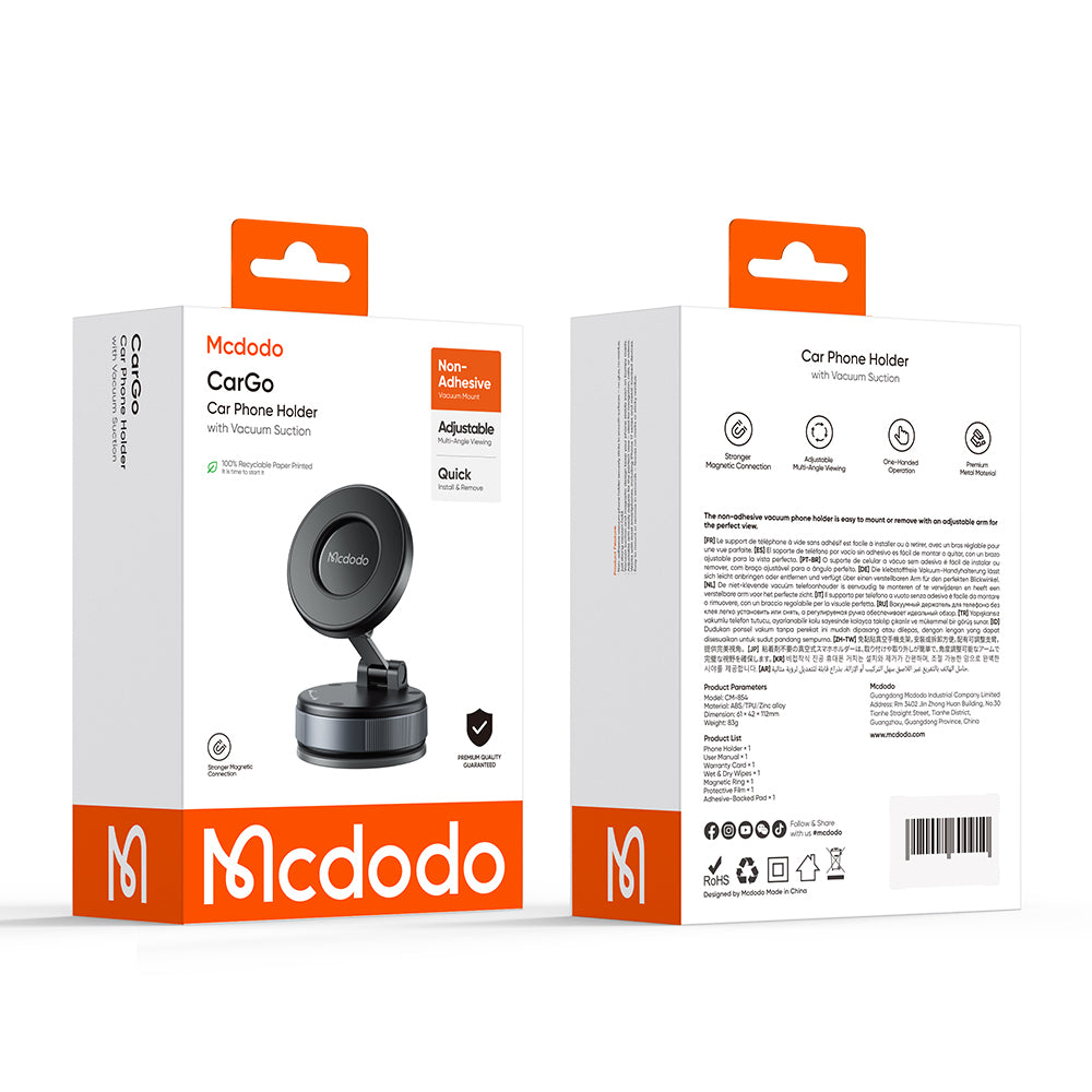 McDodo CM-8540 Magnetic Car Mount, Black