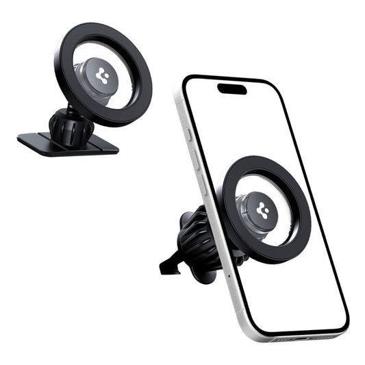 Soporte Magnético para Auto Spigen MFT13, Universal, Negro