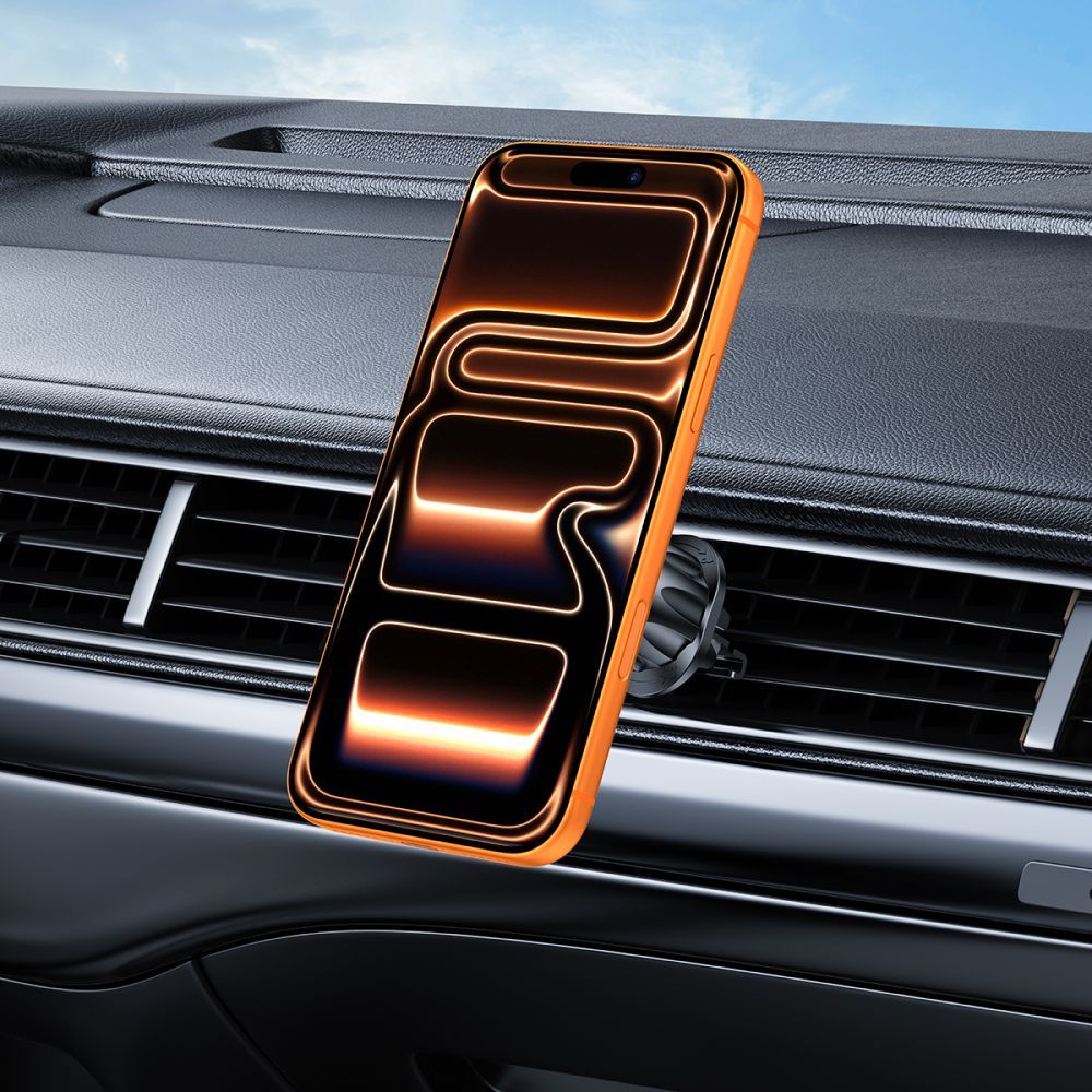 Soporte Auto Magnético Tech-Protect N56 Carbon Vent, Universal, Negro