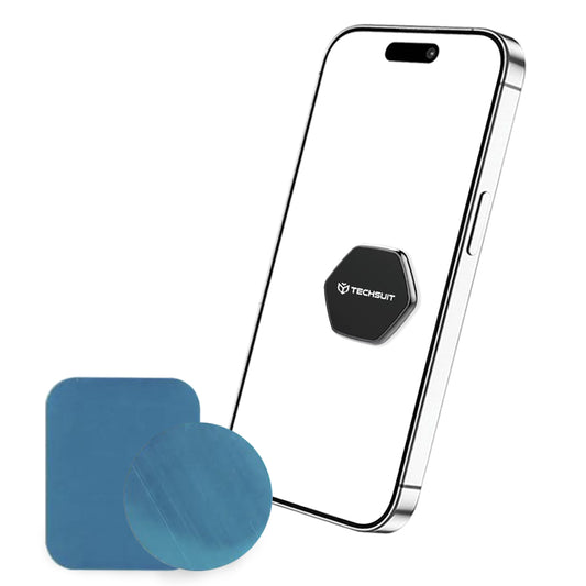 Soporte Auto Magnético Techsuit HOLD210-C, Universal, Negro