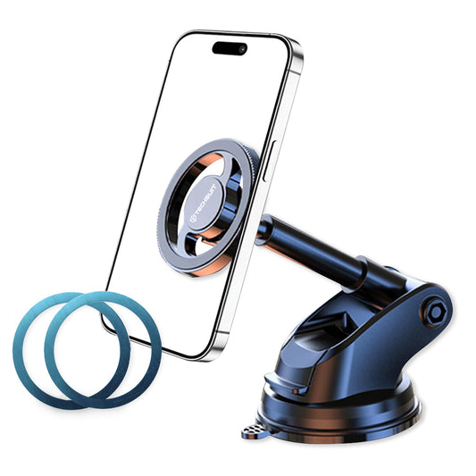 Soporte Auto Magnético Techsuit S12, Universal, Negro