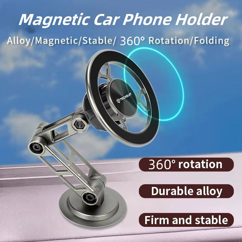 Soporte Auto Magnético Techsuit S14, Universal, Gris