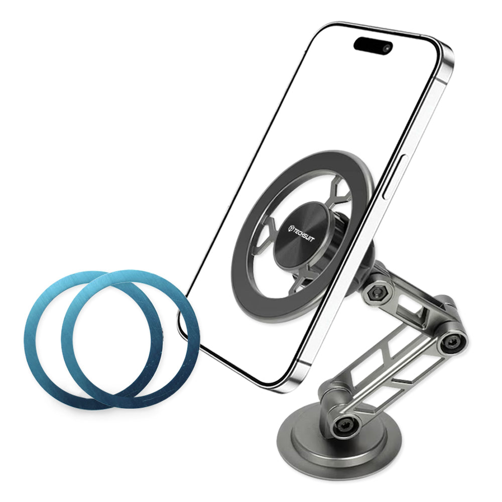 Soporte Auto Magnético Techsuit S14, Universal, Gris