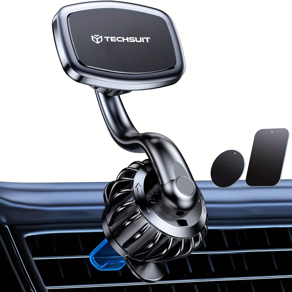 Soporte Auto Magnético Techsuit S3, Universal, Negro
