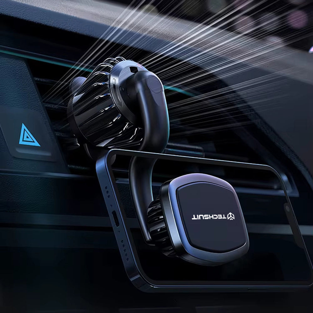 Soporte Auto Magnético Techsuit S3, Universal, Negro