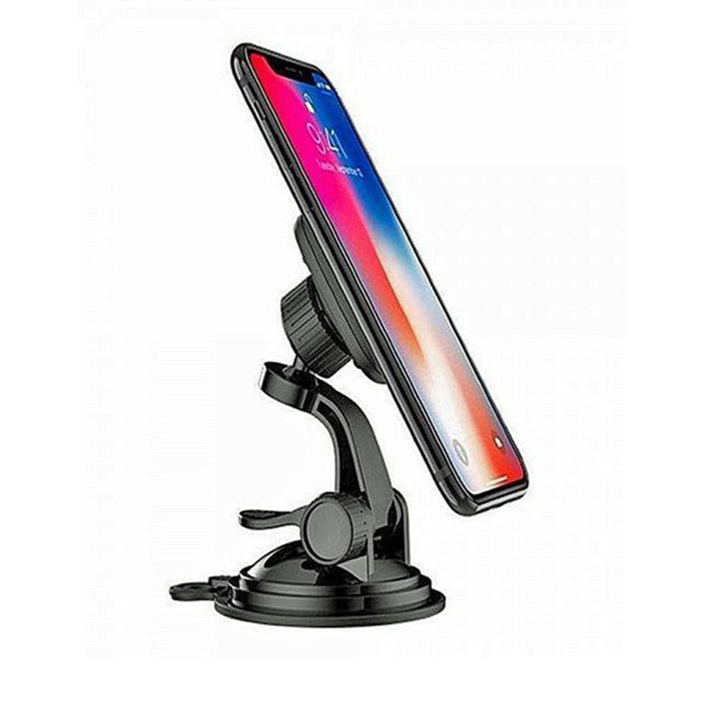 Soporte Auto Magnético Techsuit S6, Universal, Negro Rojo