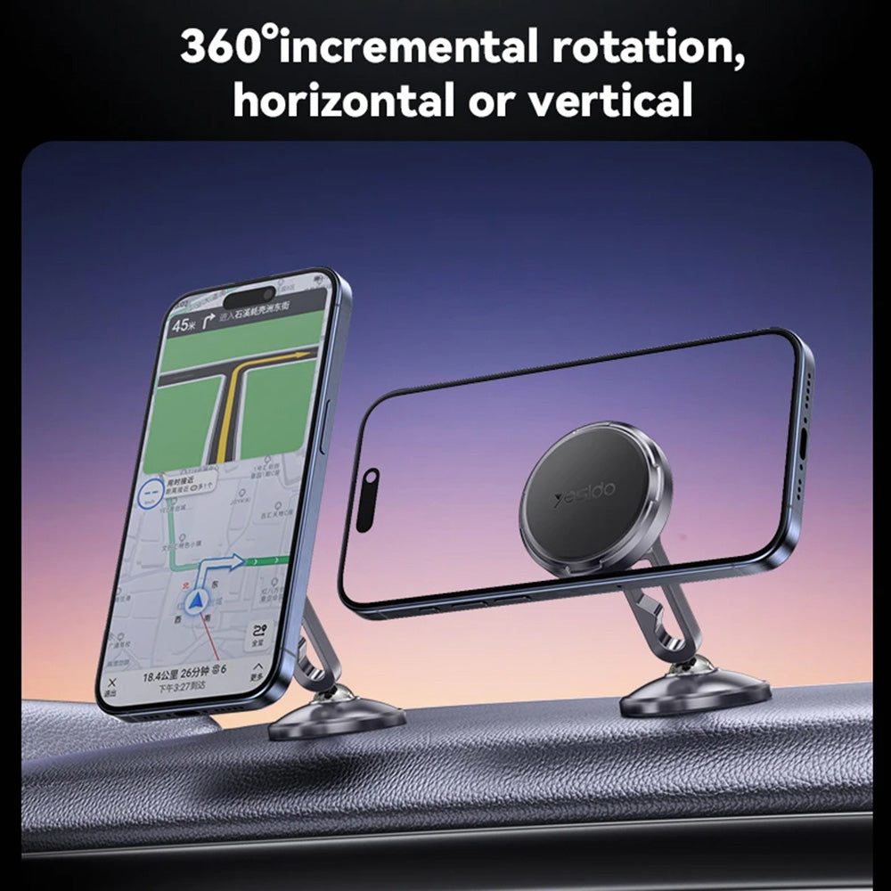 Soporte Magnético para Auto Yesido C210, Universal, Negro