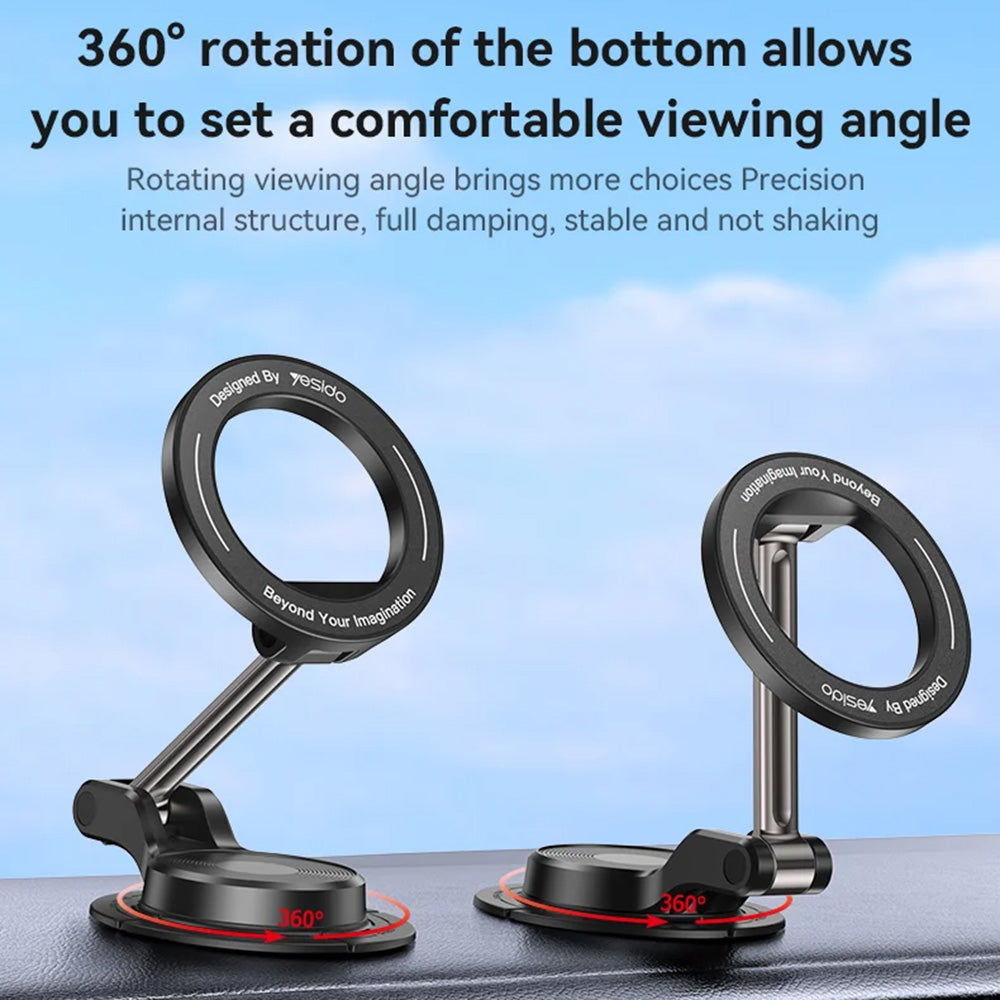 Soporte Magnético para Auto Yesido C218, Universal, Negro