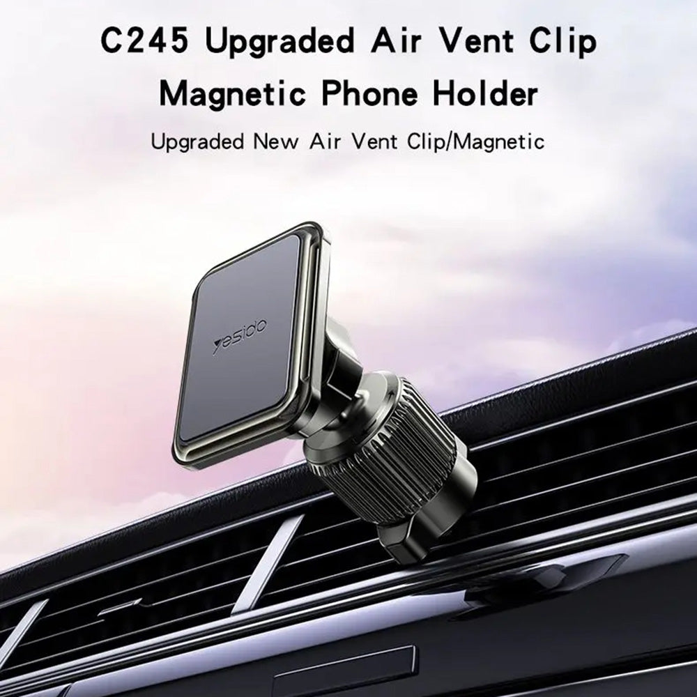 Soporte Magnético para Auto Yesido C245, Universal, Negro
