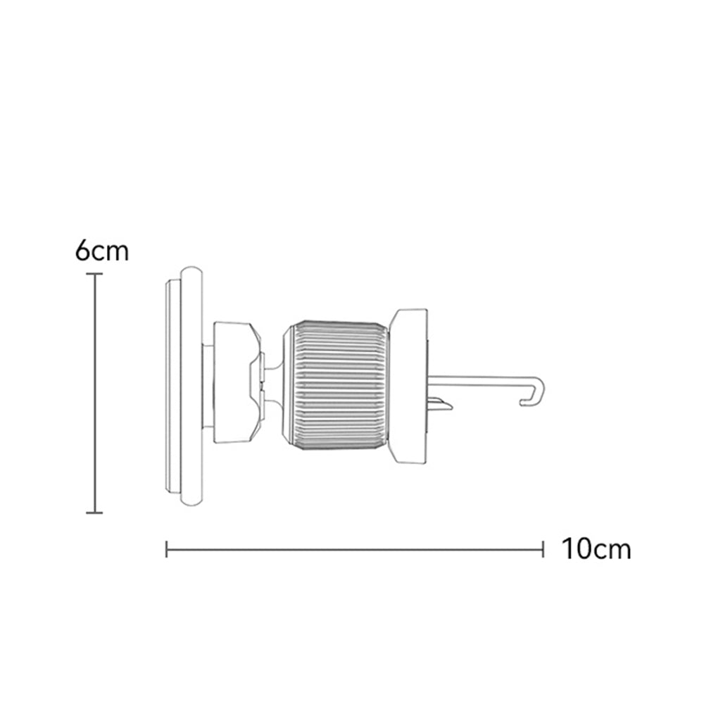 Soporte Magnético para Auto Yesido C252, Universal, Negro