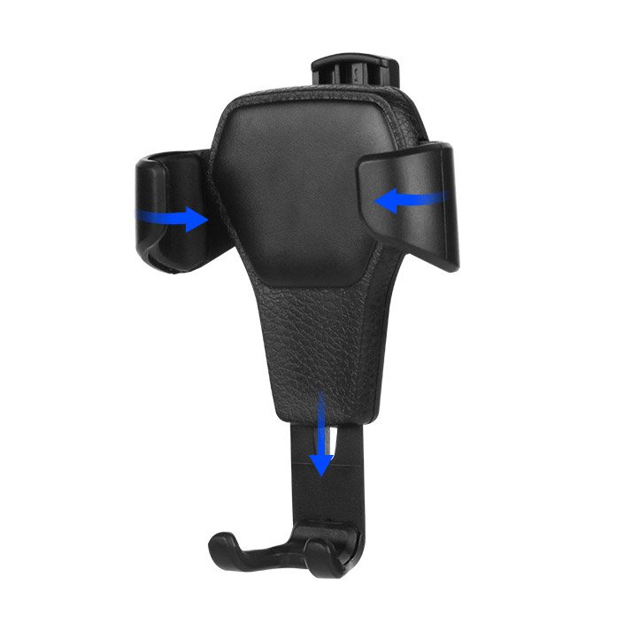 Soporte Auto Techsuit H01, Universal, Negro
