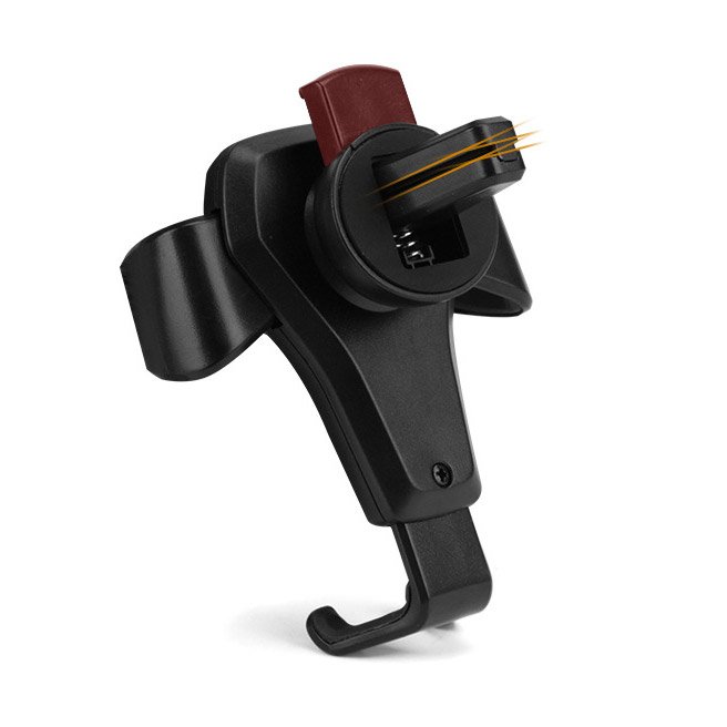Soporte Auto Techsuit H01, Universal, Negro