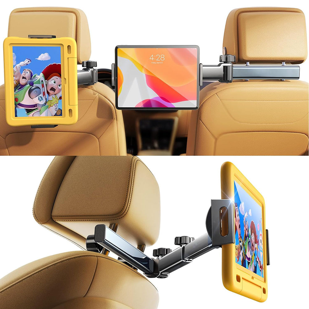 Soporte Auto para Reposacabezas Lisen para Teléfono / Tableta, 4.7inch - 12.9inch, Negro YL0423090004