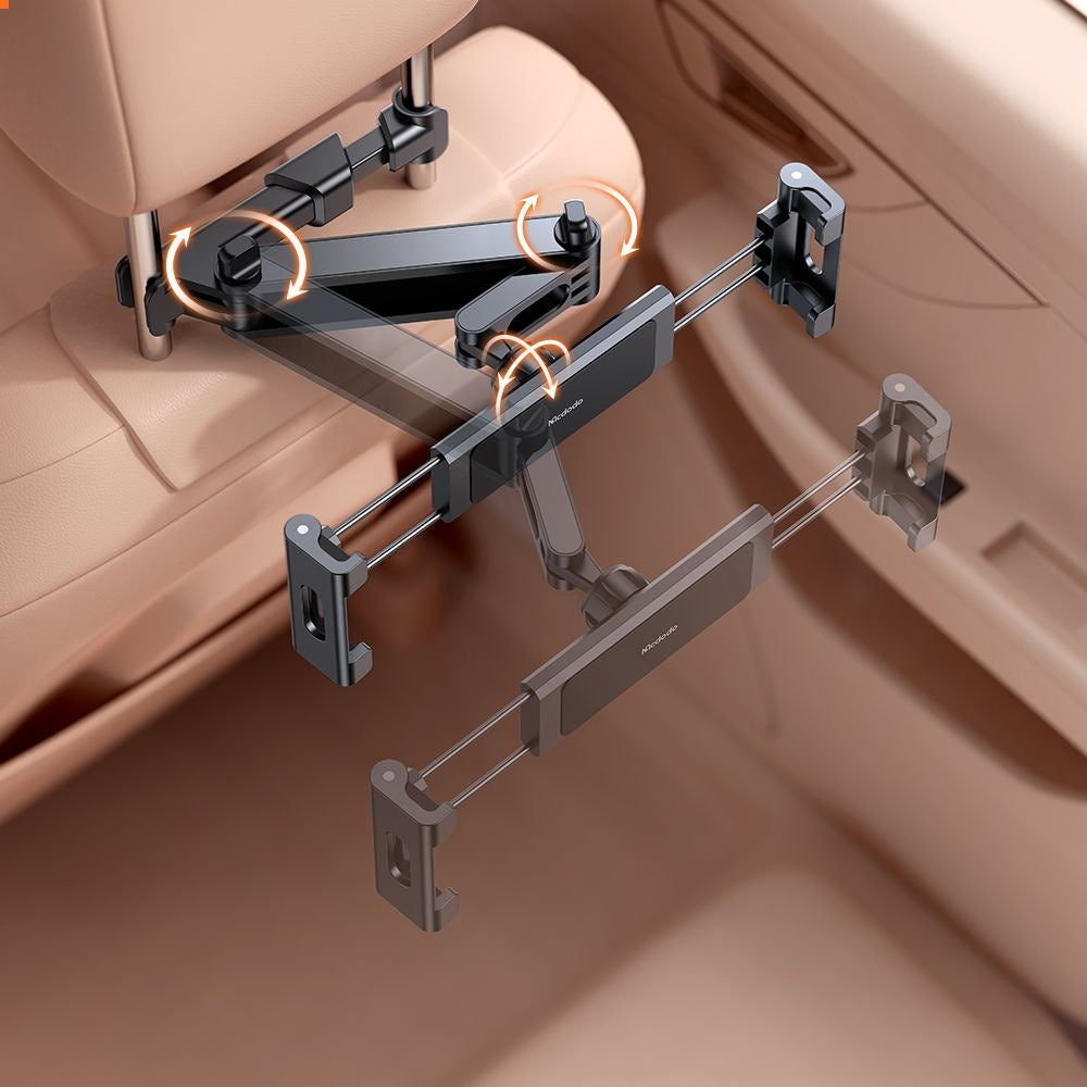 Soporte Auto Reposacabezas McDodo CM-4320 para Teléfono / Tableta, 4.7inch - 12.9inch, Negro