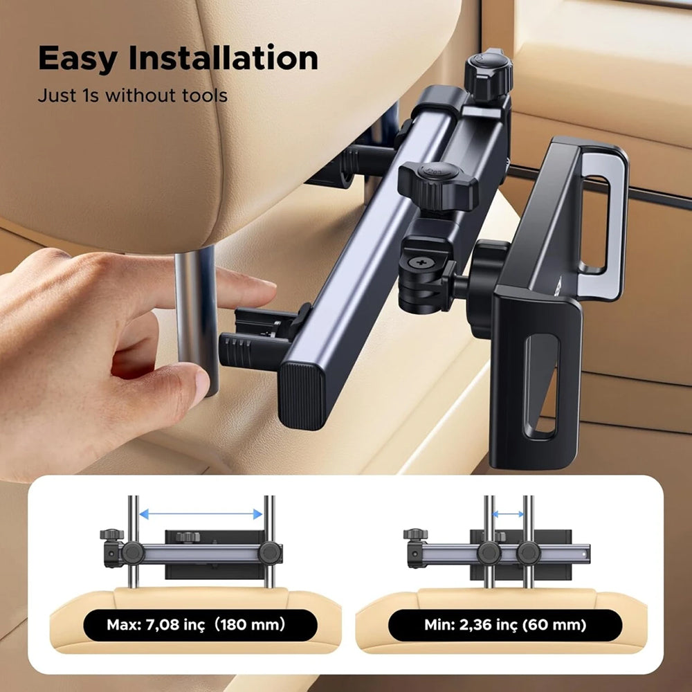Soporte para Coche Reposacabezas UGREEN LP904 (55443) para Teléfono / Tableta, 4.7 pulgadas - 9.8 pulgadas, Negro