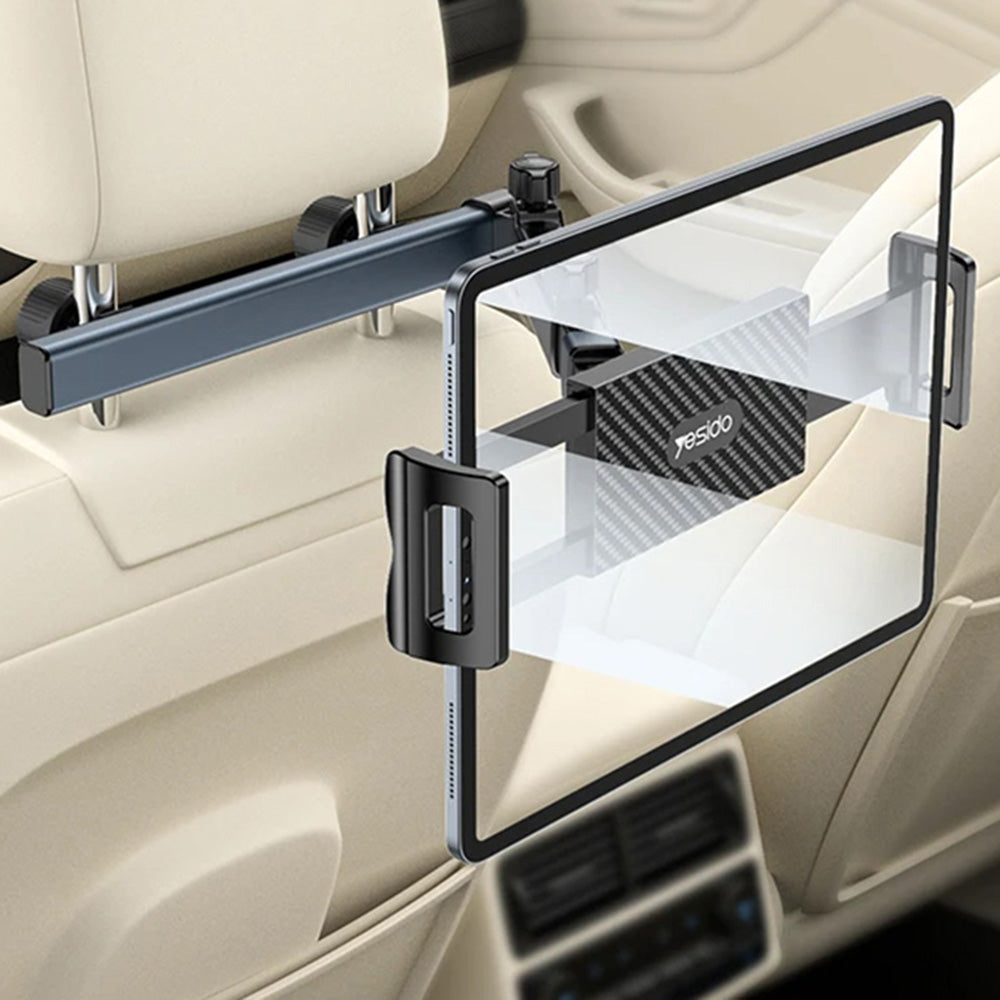 Soporte para Auto Reposacabezas Yesido C294 para Teléfono / Tableta, 4.7 pulgadas - 13 pulgadas, Negro