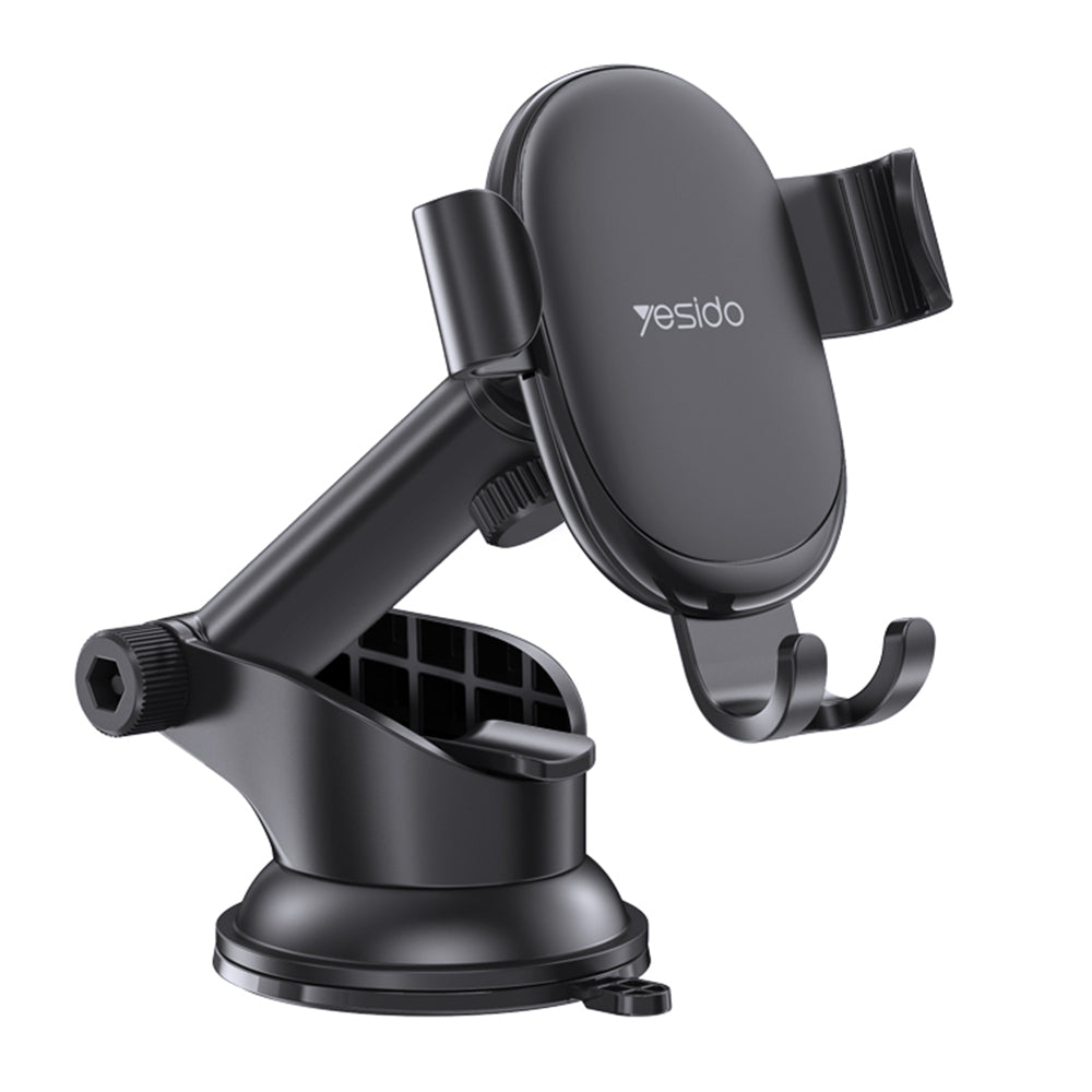 Soporte para Auto Yesido C120, 4 pulgadas - 6.5 pulgadas, Negro