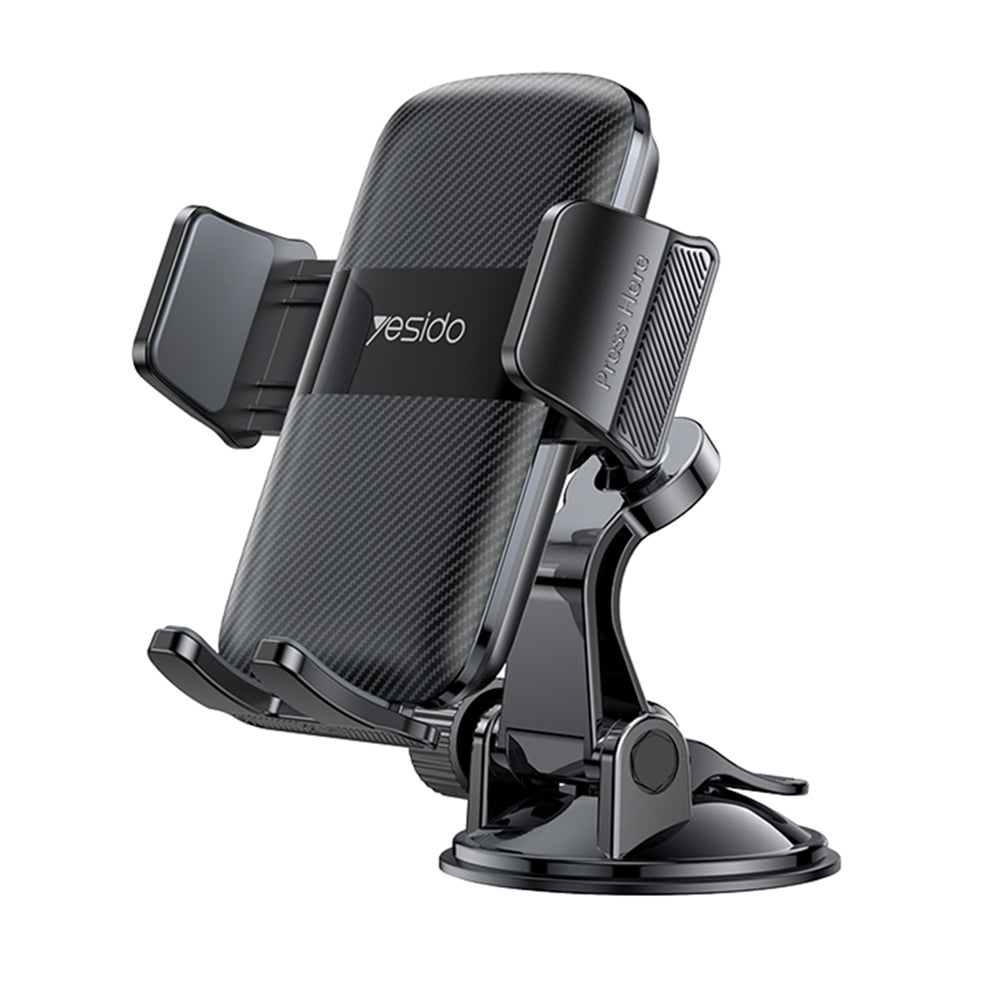 Soporte para coche Yesido C175, 4.7 pulgadas - 7.2 pulgadas, Negro
