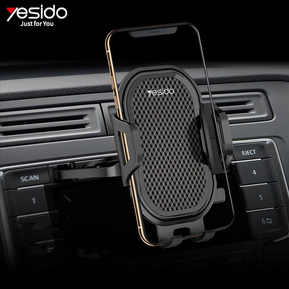 Soporte para Auto Yesido C84, 4.7 pulgadas - 7.4 pulgadas, Negro