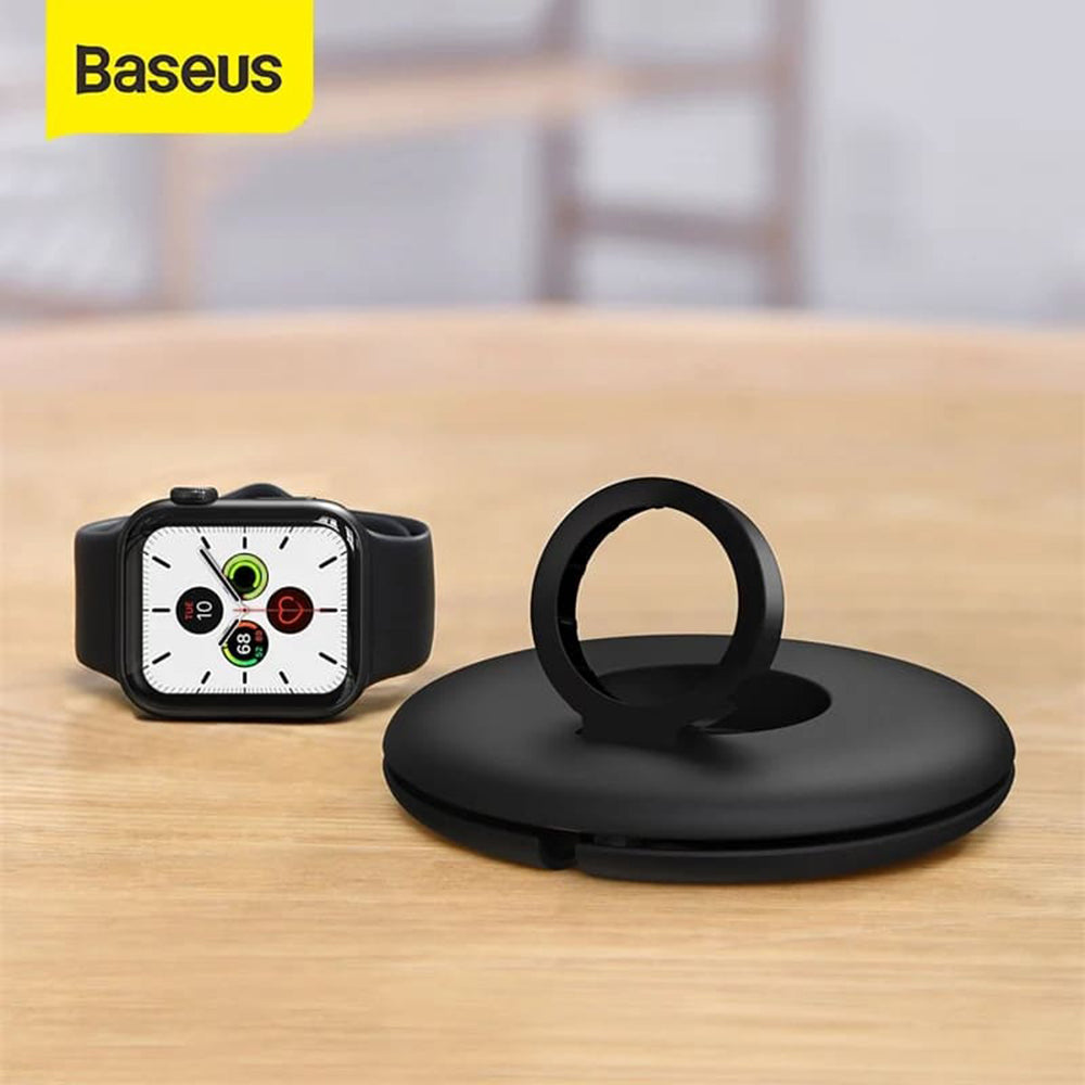 Soporte Baseus BS-W511R para Cargador Inalámbrico Apple Watch Series, Negro ACSLH-01