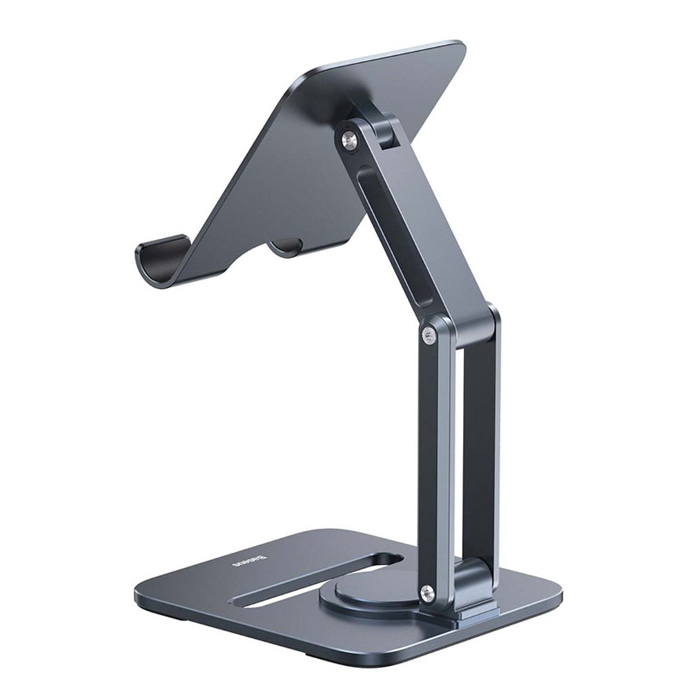 Soporte de escritorio Baseus Biaxial para Teléfono / Tableta, Universal, Gris Oscuro B10431801811-00