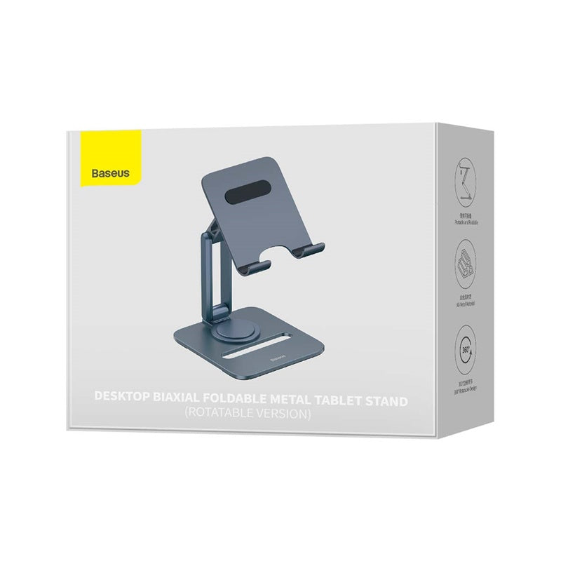 Soporte de escritorio Baseus Biaxial para Teléfono / Tableta, Universal, Gris Oscuro B10431801811-00
