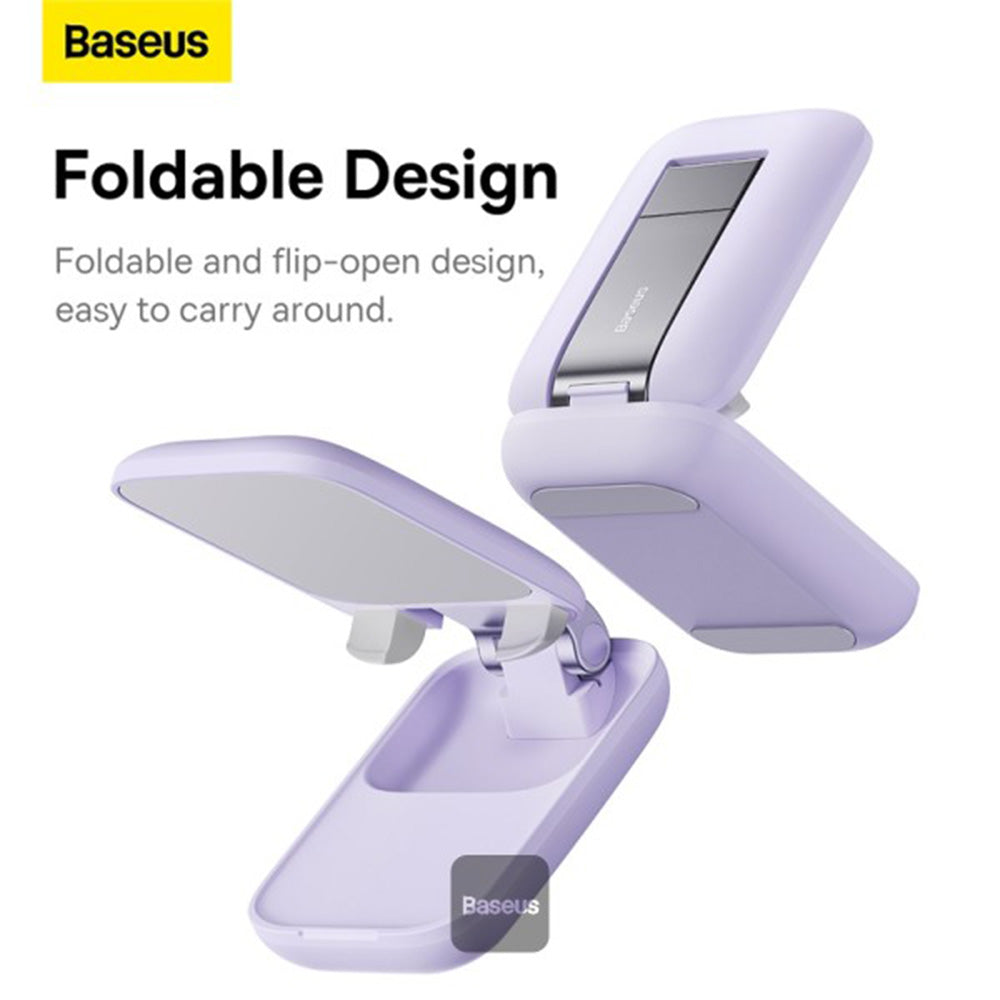 Soporte de Escritorio Baseus Seashell, Universal, Morado B10551500511-00
