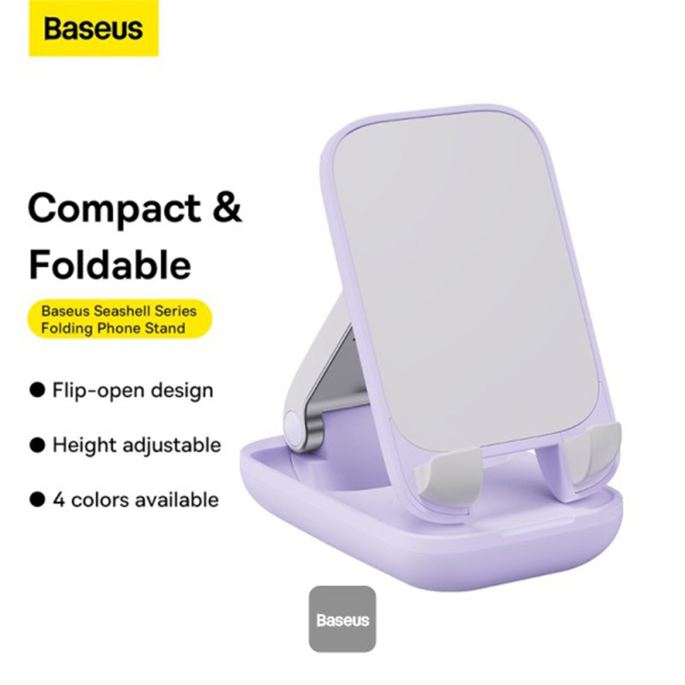 Soporte de Escritorio Baseus Seashell, Universal, Morado B10551500511-00