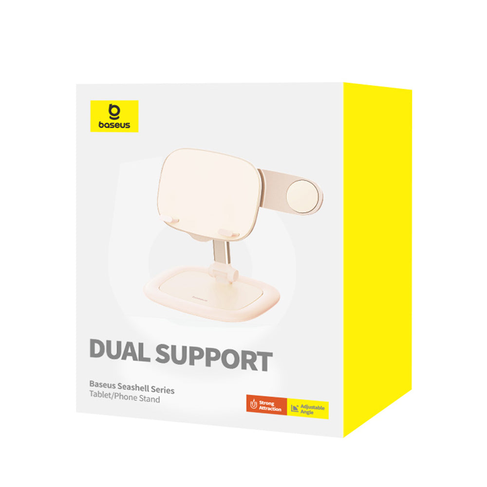 Soporte de Escritorio Baseus Seashell Dual, Universal, Rosa B10451501411-00