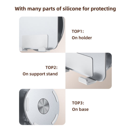 Soporte de Escritorio Yesido C293 para Teléfono / Tableta, 4.5inch - 13inch, Plateado