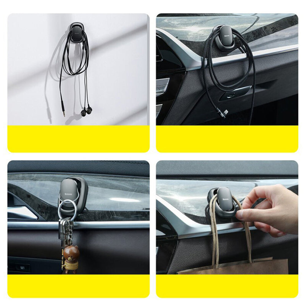 Soporte Gancho Auto Baseus Beetle, Set 2 Piezas ACGGJK-0G