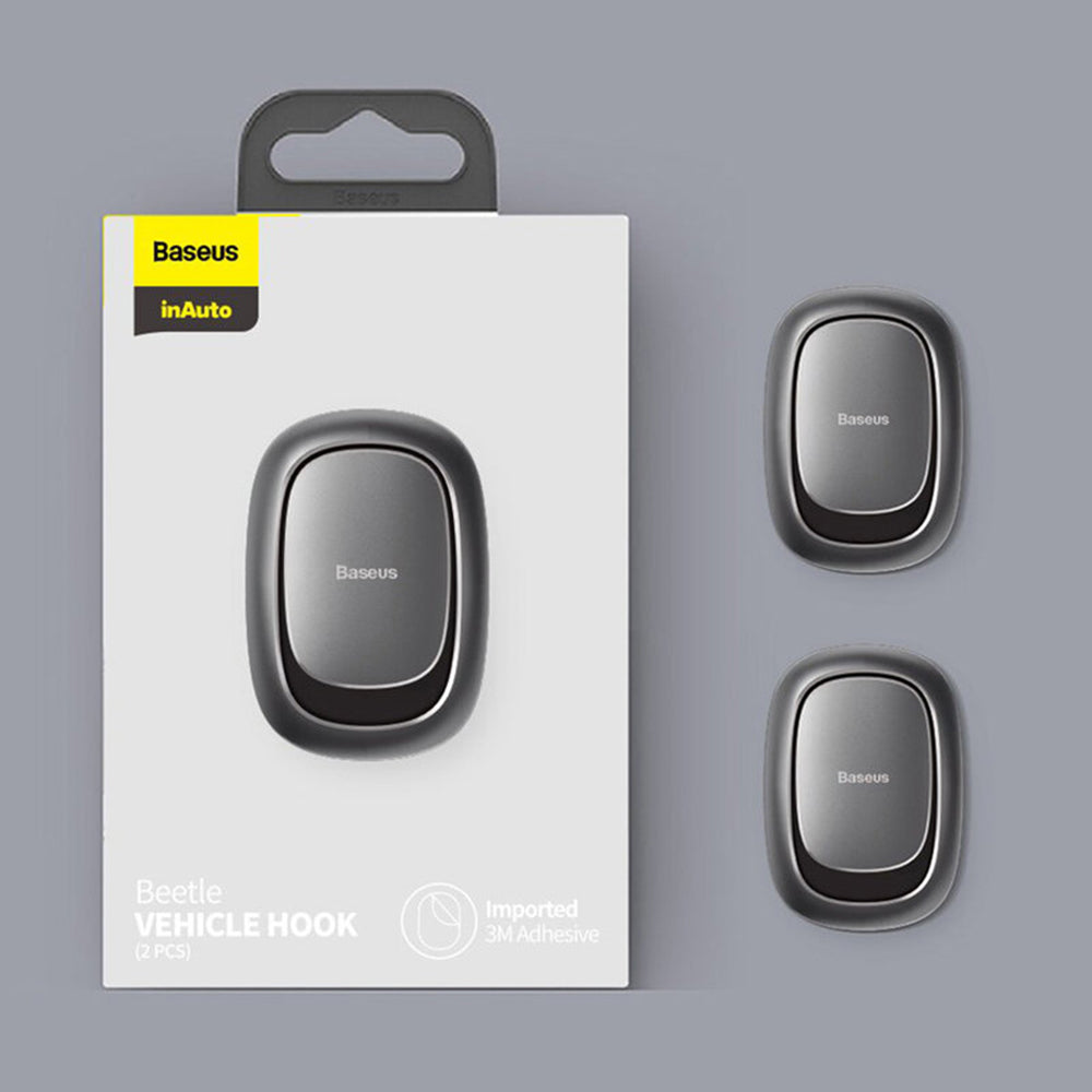 Soporte Gancho Auto Baseus Beetle, Set 2 Piezas ACGGJK-0G