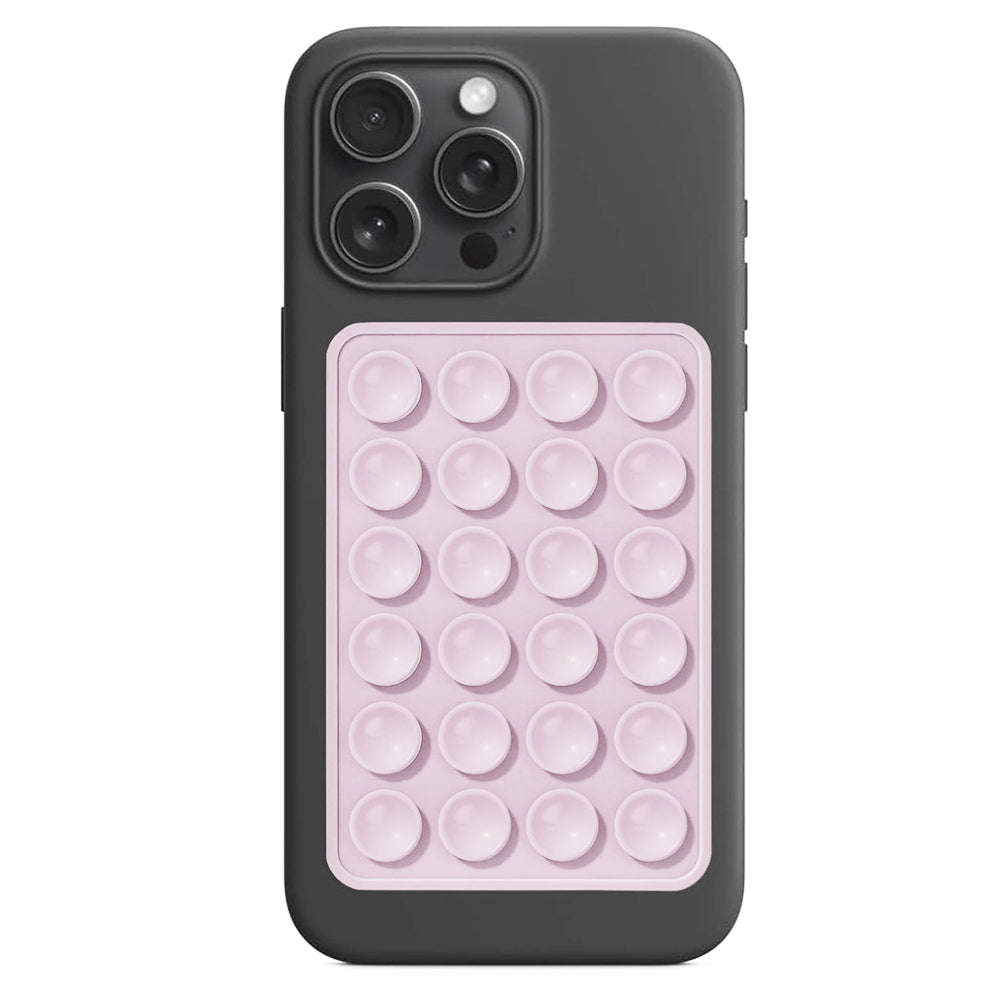 Soporte con Ventosas Techsuit SL-PAD, Rosa Pastel