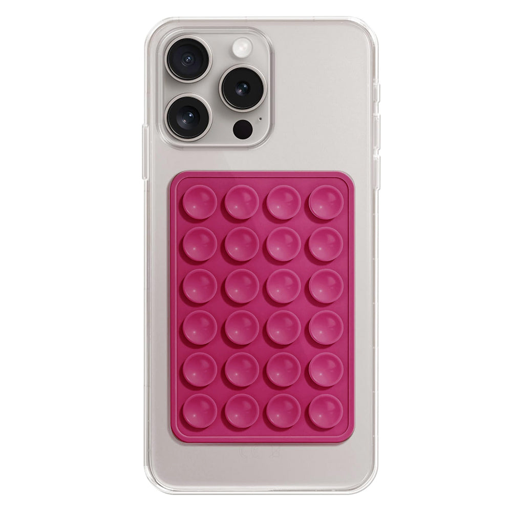 Soporte con Ventosas Techsuit SM-PAD, Fucsia