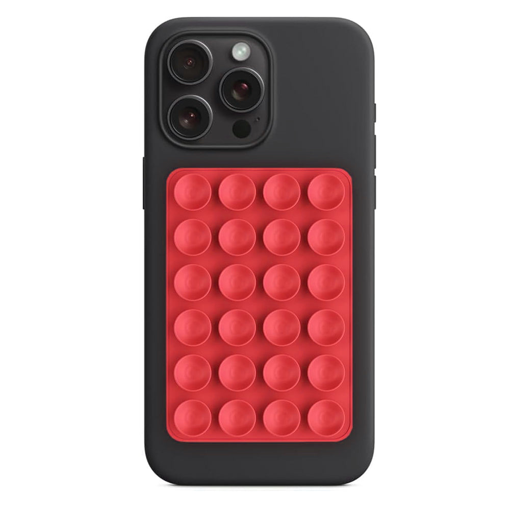 Soporte con Ventosas Techsuit SR-PAD, Rojo