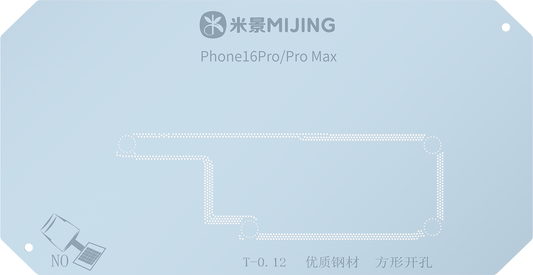 Soporte de Trabajo Reballing Mijing Z20 para Apple iPhone 16 Series