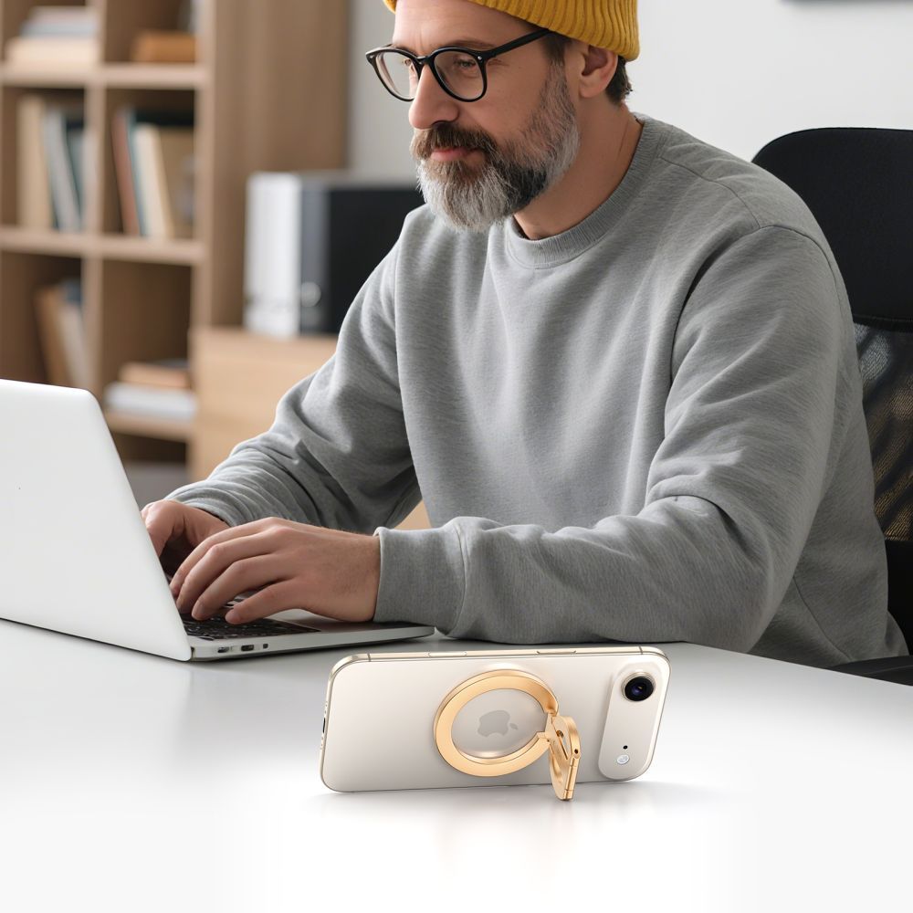 Soporte Anillo Tech-Protect MMR400 Lamano, Universal, Dorado