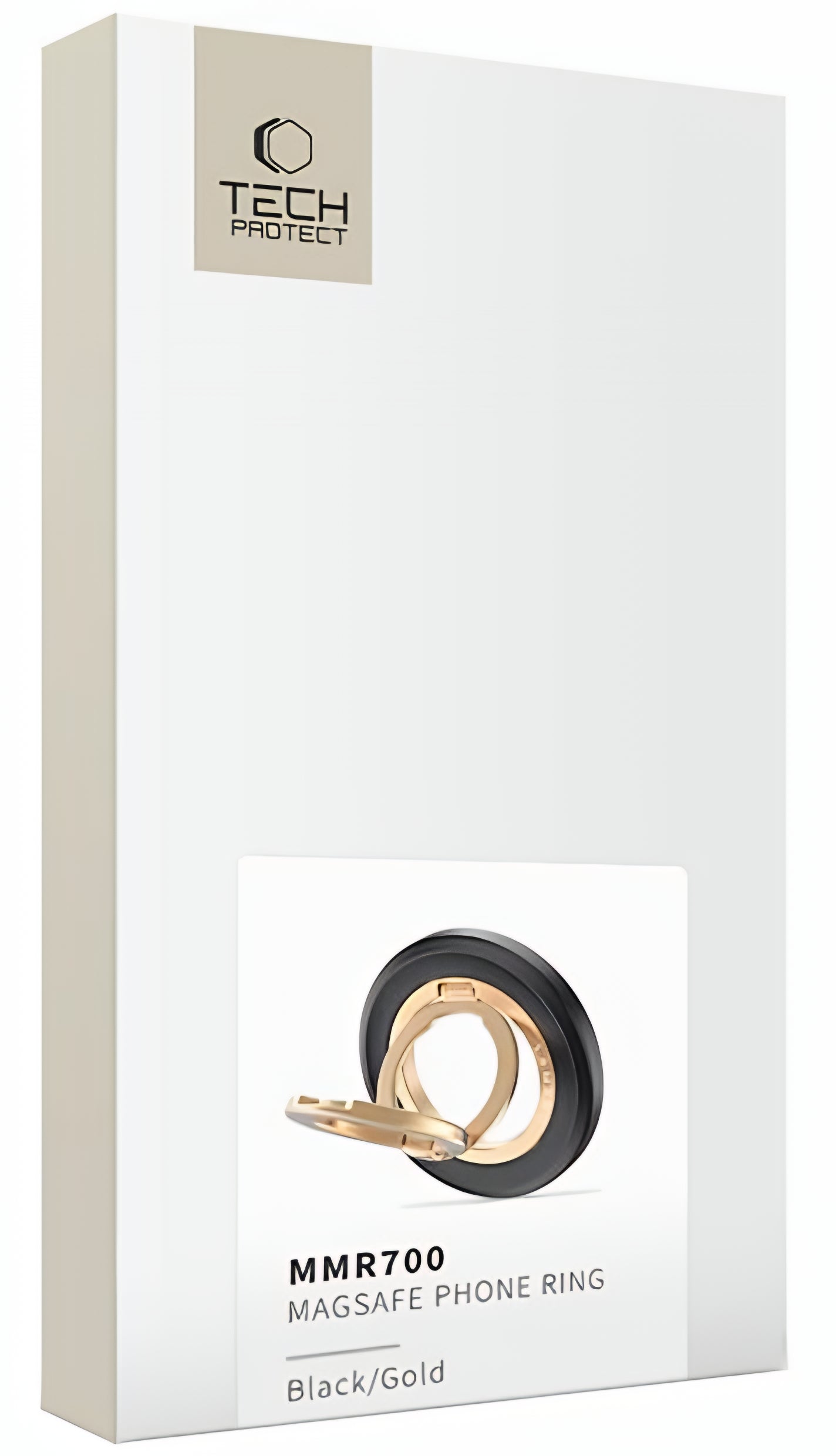 Tech-Protect MMR700 Lamano Ring Holder, Universal, Black Gold