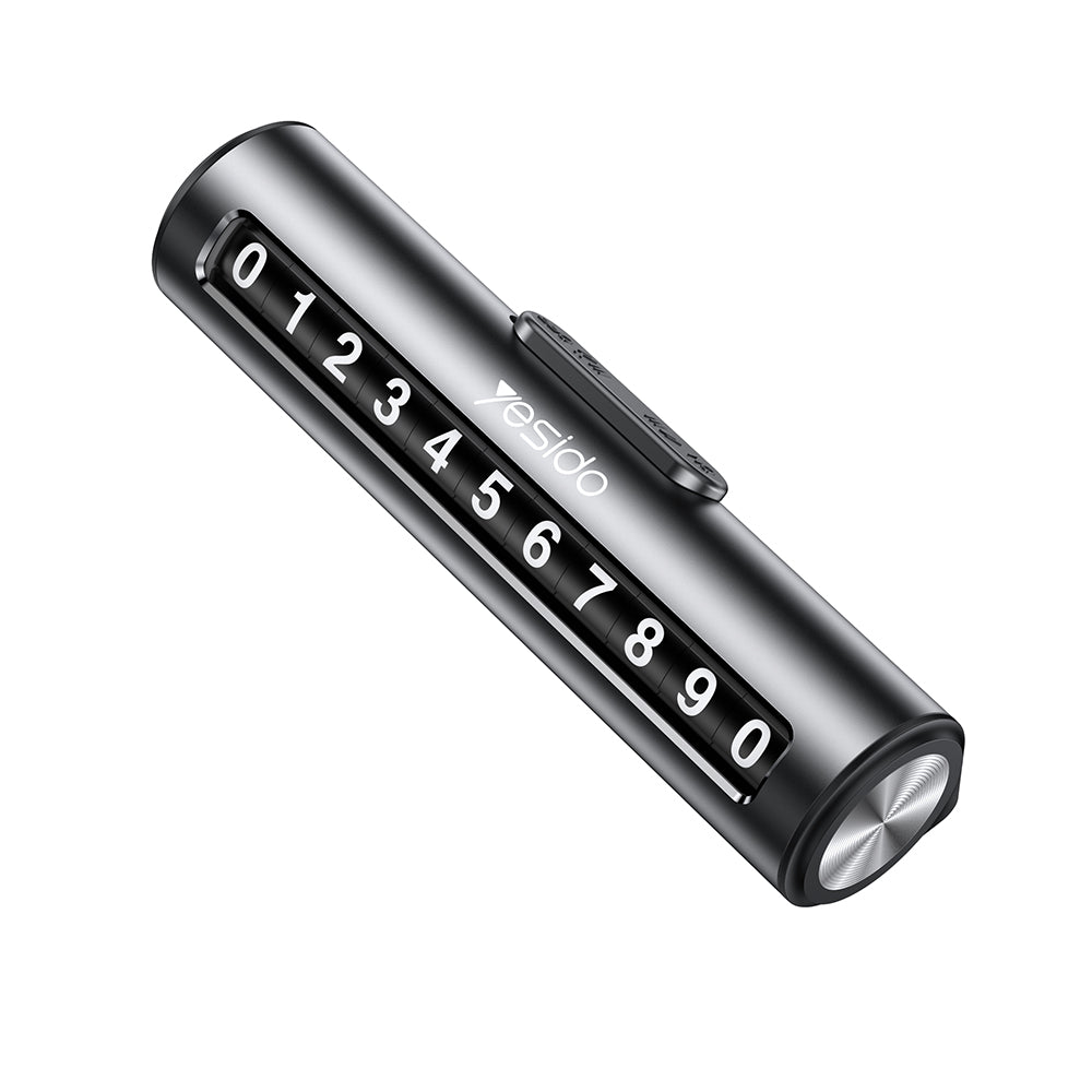 Soporte para Número de Teléfono de Coche Yesido C202, Negro