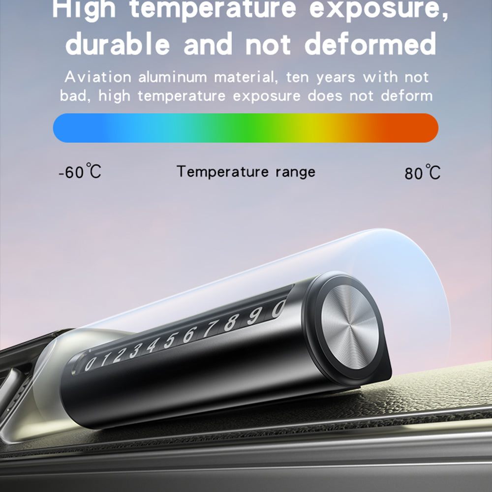 Soporte para Número de Teléfono de Coche Yesido C202, Negro