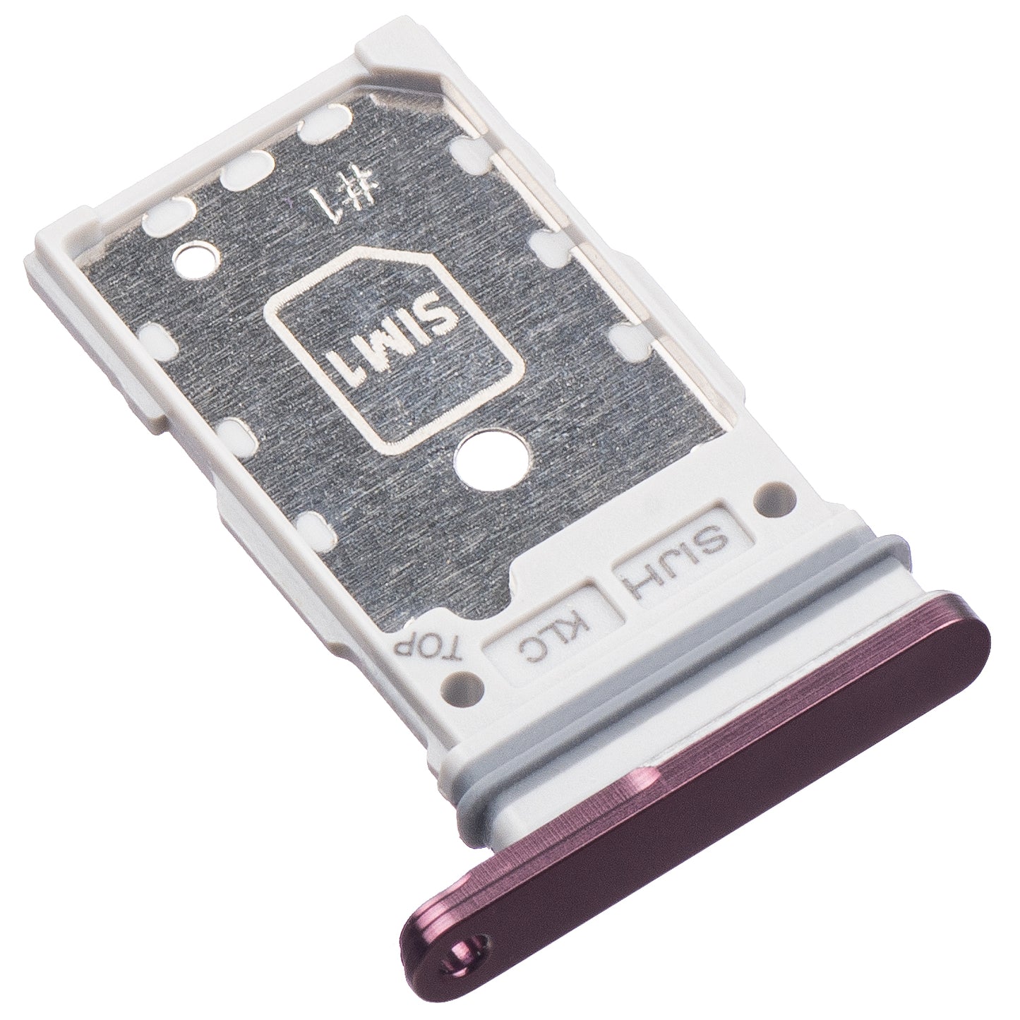 Soporte SIM Samsung Galaxy S22 Ultra 5G S908, SIM único, Morado (Borgoña)