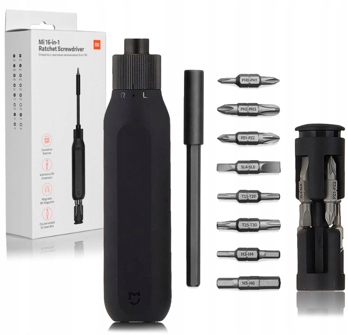 Destornillador Xiaomi Ratchet, 16en1 BHR4779GL