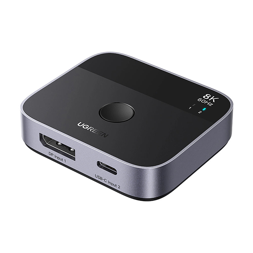 Switch Video DisplayPort / USB-C UGREEN 65878, Negro